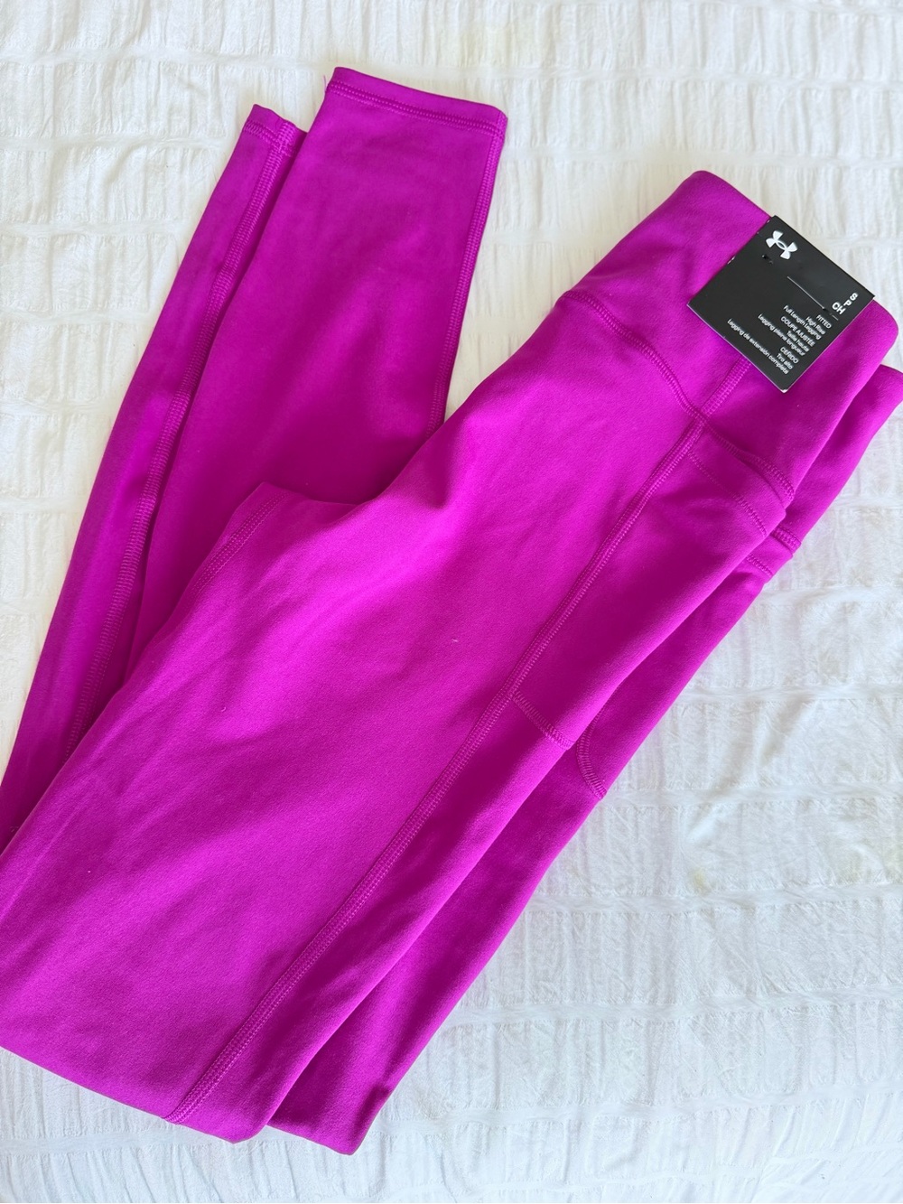 Under Armour Bright purple/Magenta Performance Leggings